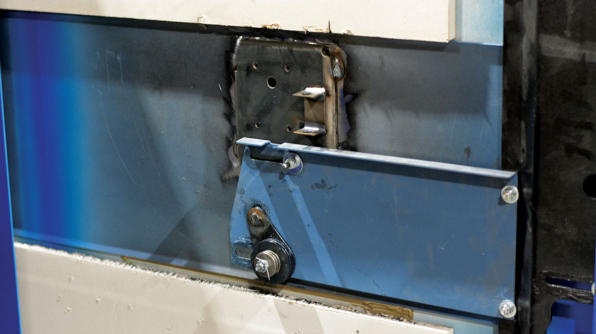 A heavy-duty drill plate adds significant security against theft.